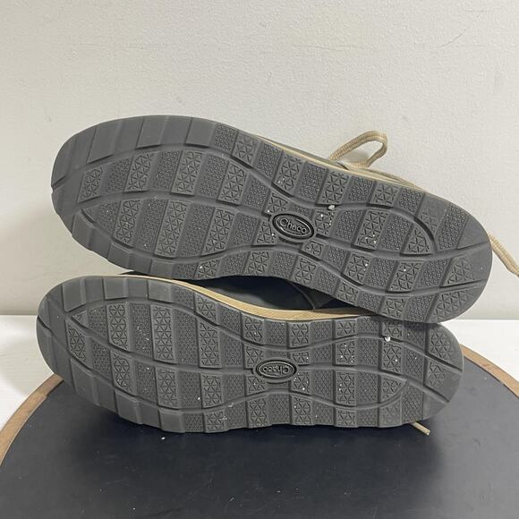 Chaco Boots Mens Size 9.5 Green Olive Gray‎ Suede Leather Hiking Outdoor Shoes - Picture 10 of 11